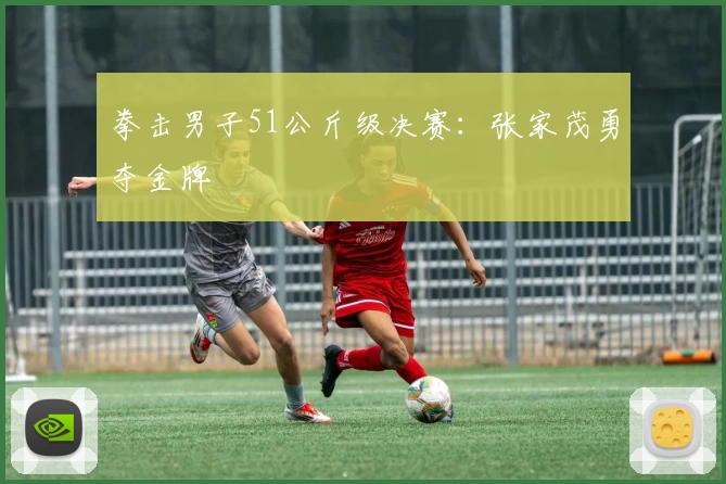 拳击男子51公斤级决赛：张家茂勇夺金牌